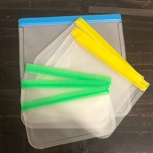 Reusable ziplock bags